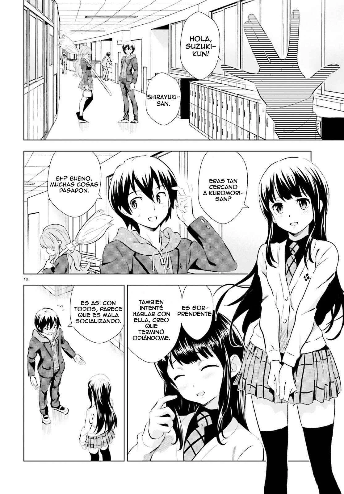 Kuromori-san wa Smartphone ga Tsukaenai Capítulo 1 - Page 18