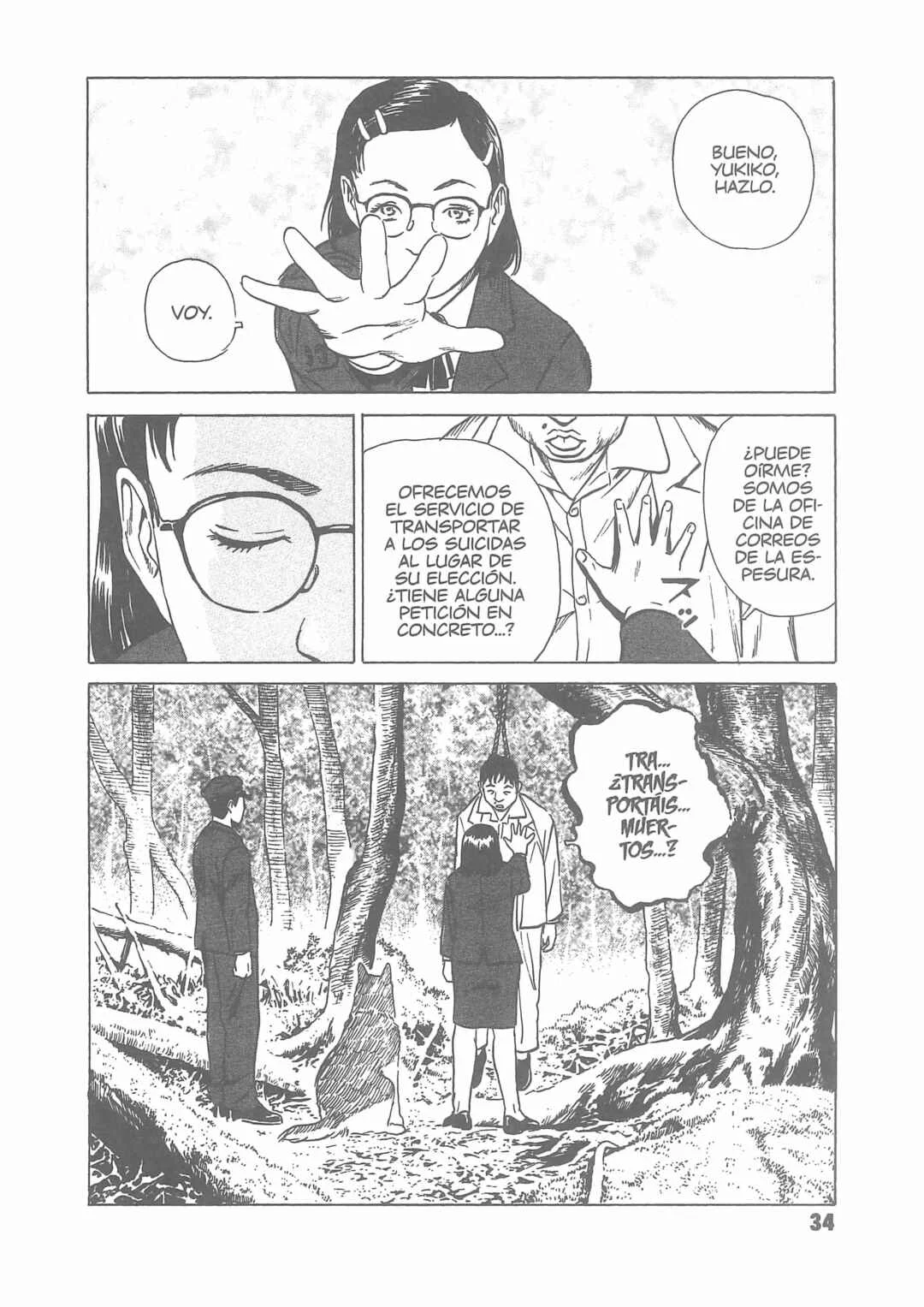 Kurosagi Shitai Takuhaibin Capítulo 1: Una carta para ti - Page 37