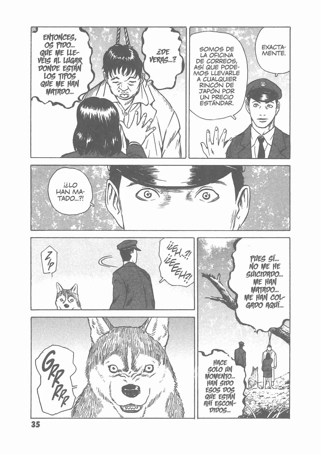 Kurosagi Shitai Takuhaibin Capítulo 1: Una carta para ti - Page 38