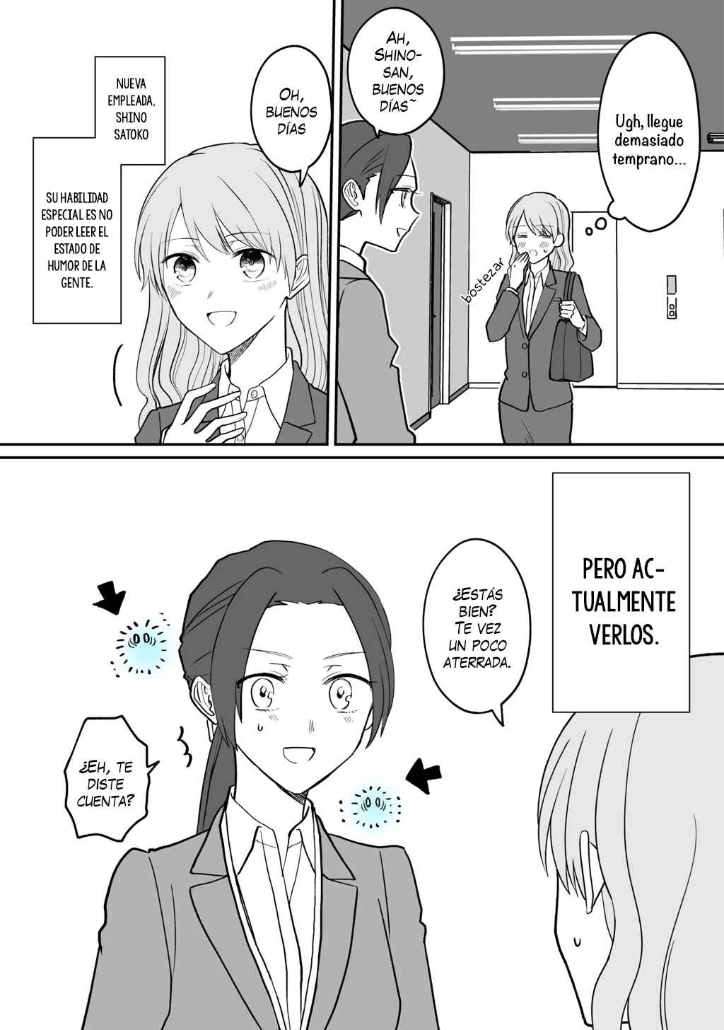 Kuuki ga "Yomeru" Shinnyuu Shain to Buaisou na Senpai (Web Comic) Capítulo 2 - Page 2