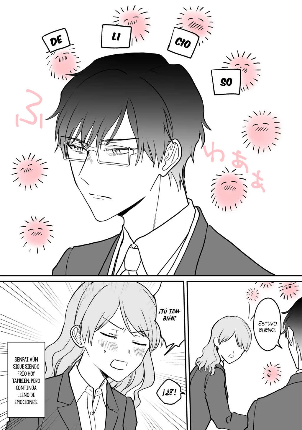 Kuuki ga "Yomeru" Shinnyuu Shain to Buaisou na Senpai (Web Comic) Capítulo 2 - Page 5