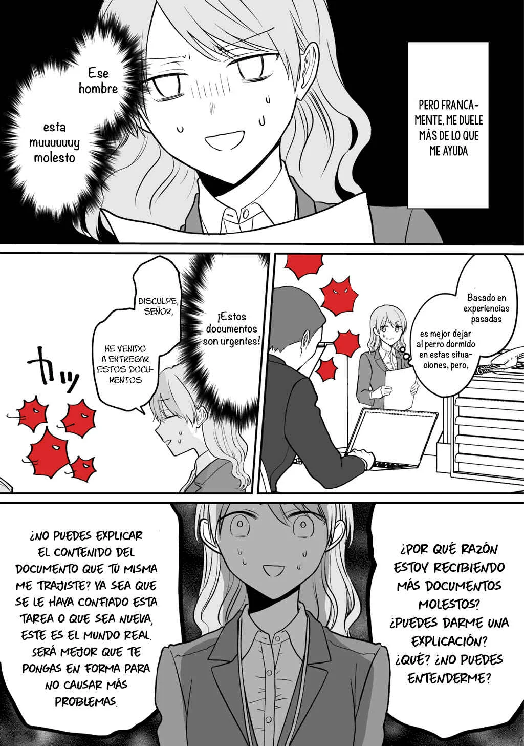 Kuuki ga "Yomeru" Shinnyuu Shain to Buaisou na Senpai (Web Comic) Capítulo 3 - Page 3