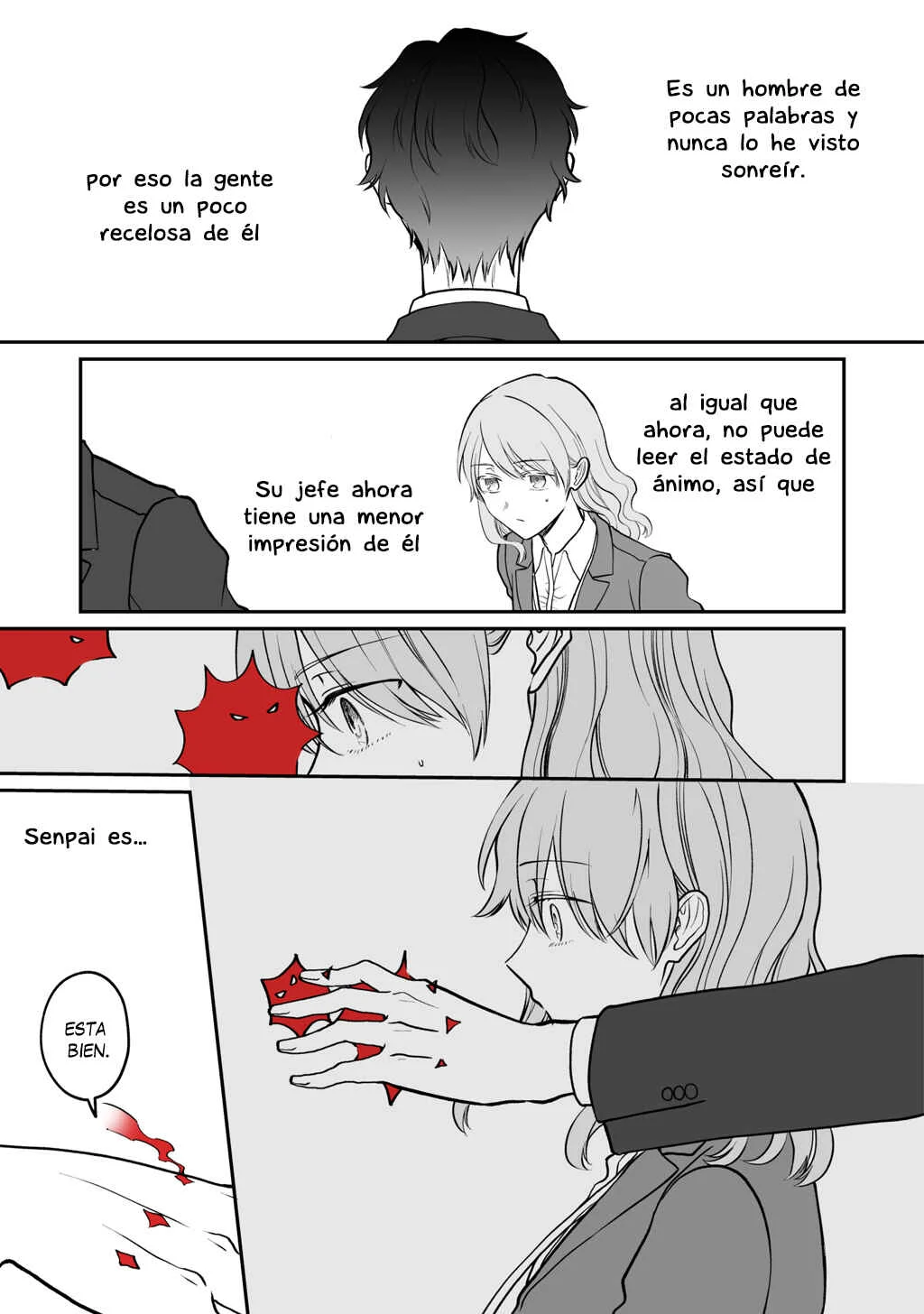 Kuuki ga "Yomeru" Shinnyuu Shain to Buaisou na Senpai (Web Comic) Capítulo 3 - Page 6