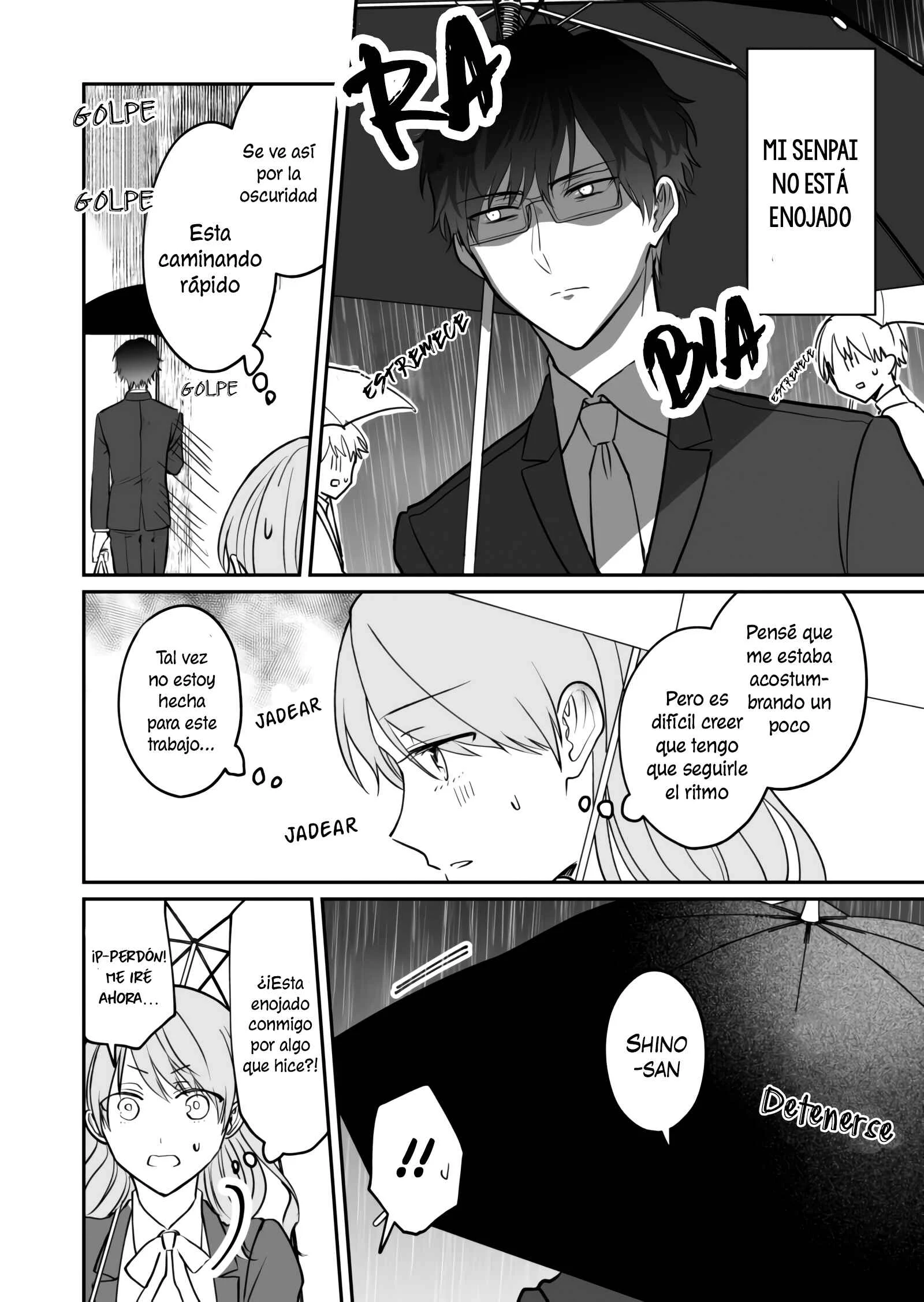 Kuuki ga "Yomeru" Shinnyuu Shain to Buaisou na Senpai (Web Comic) Capítulo 5 - Page 3