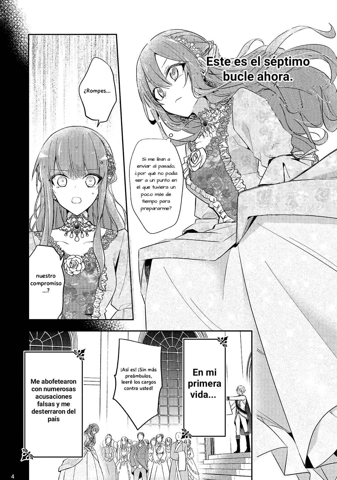 Loop 7-kaime no Akuyaku Reijou wa, Moto Tekikoku de Jiyuu Kimama na Hanayome Seikatsu o Mankitsu Suru Capítulo 1: ¡Este es el Séptimo Bucle! - Page 4