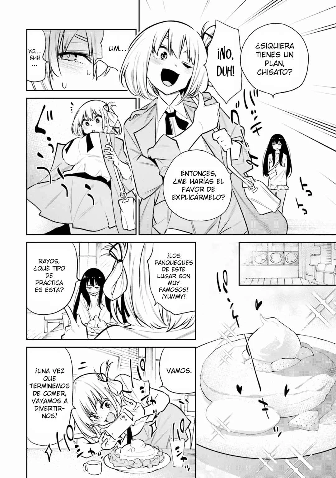 Lycoris Recoil Comic Anthology: Repeat Capítulo 2: Una Cita de Práctica, pero Una Seria Competencia | Kojima Takeshi - Page 7