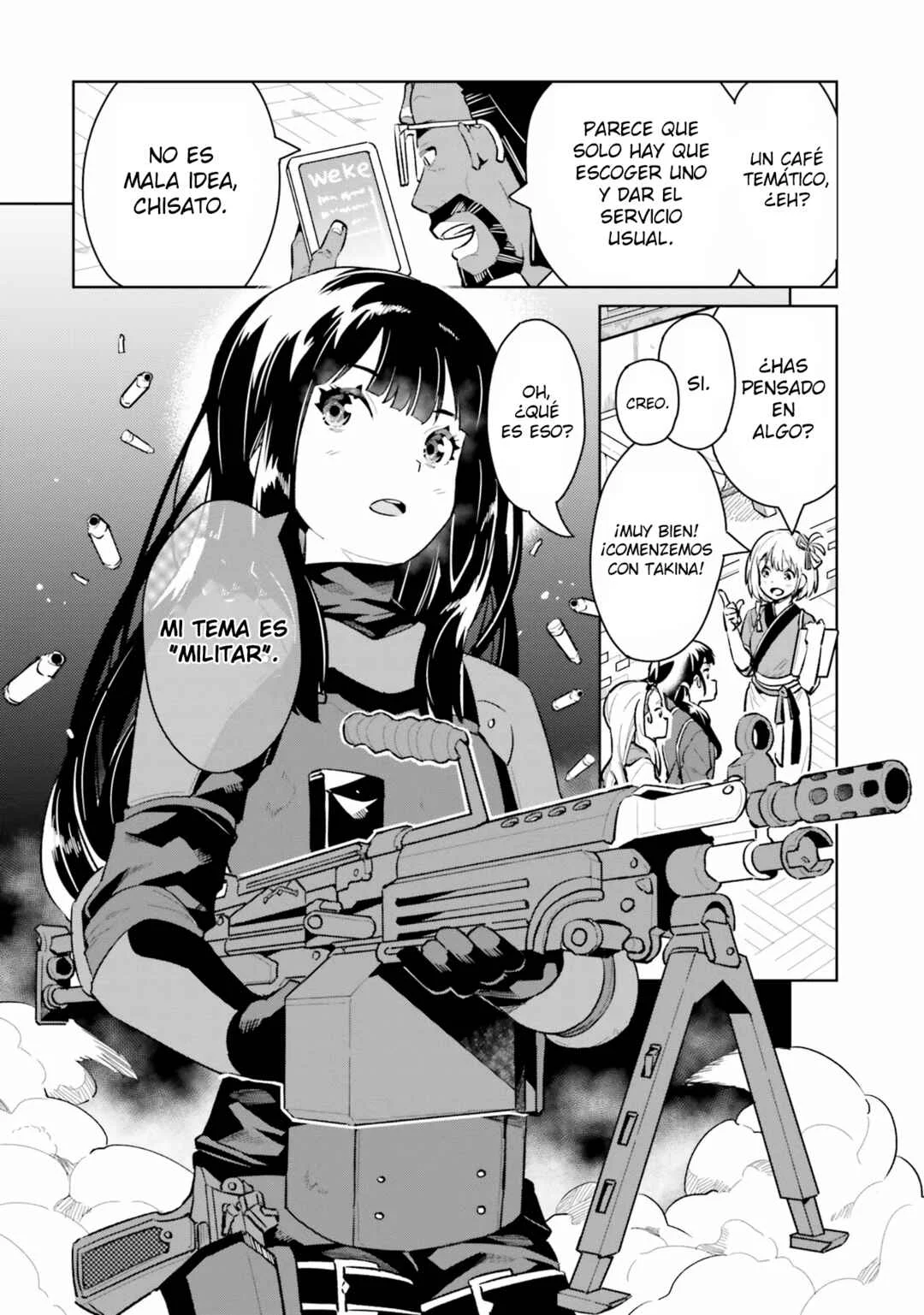 Lycoris Recoil Comic Anthology: Repeat Capítulo 4: El Nuevo Estilo del Café LycoReco | Takano Itsuki - Page 3
