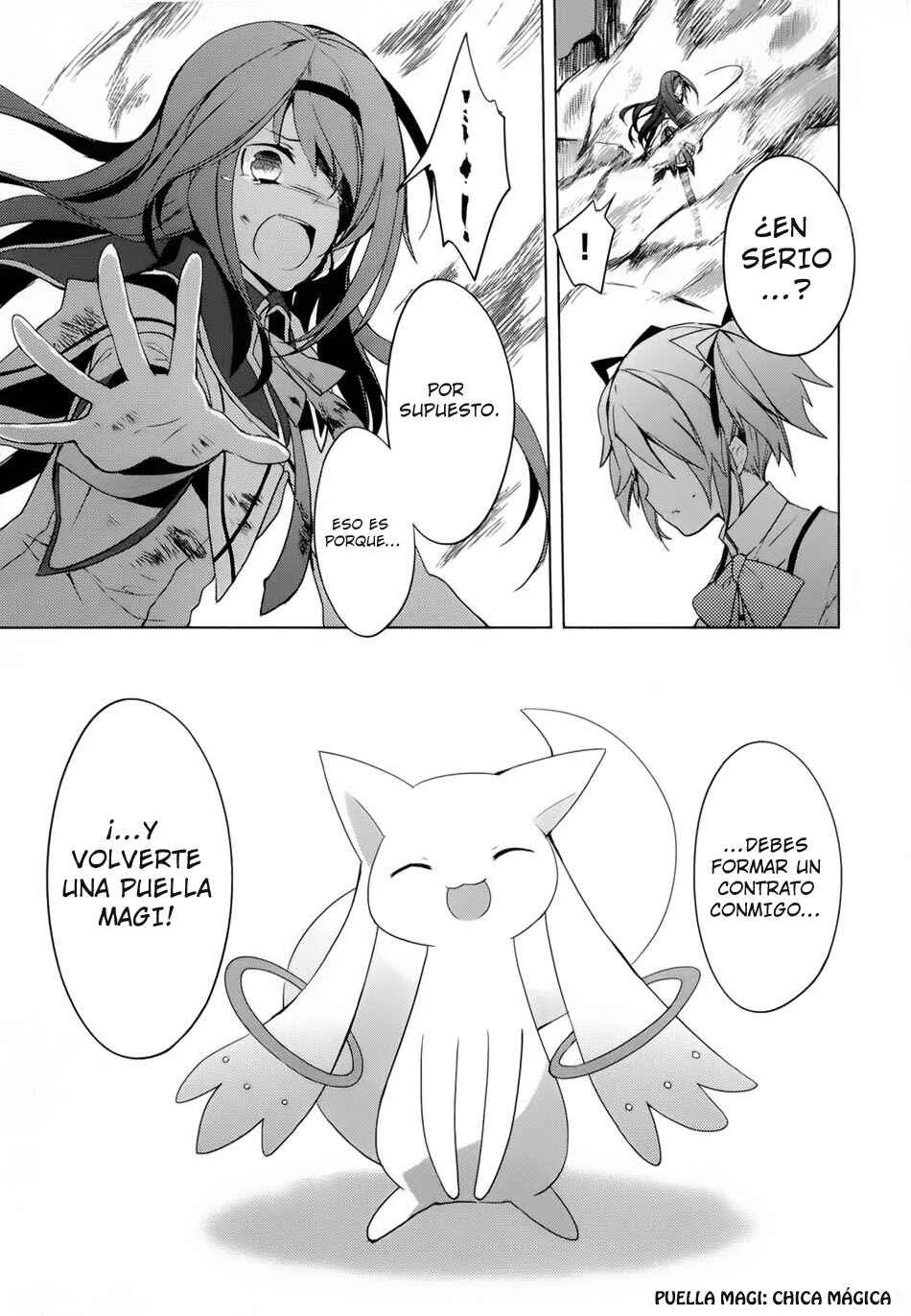 Mahou Shoujo Madoka☆Magica Capítulo 1: Como que la vi en mi sueño - Page 7