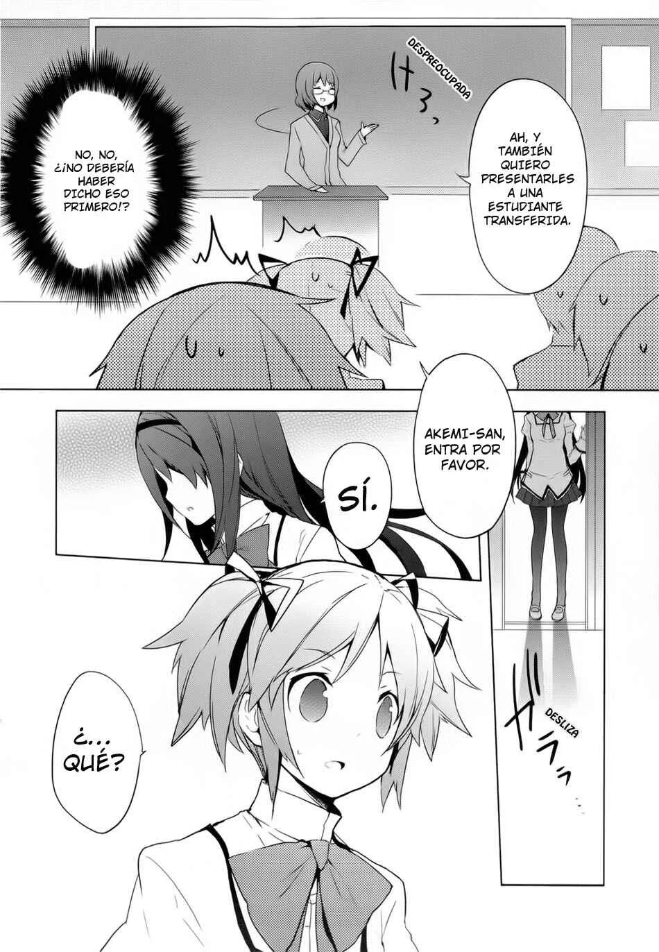 Mahou Shoujo Madoka☆Magica Capítulo 1: Como que la vi en mi sueño - Page 14