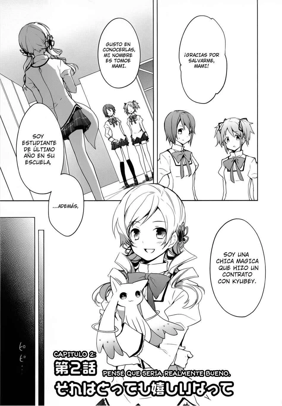 Mahou Shoujo Madoka☆Magica Capítulo 2: Pensé que sería realmente bueno - Page 1