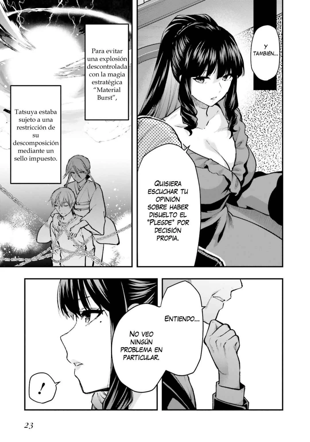 Mahouka Koukou no Rettousei - Escape-hen Capítulo 1: Proyecto ESCAPES - Page 23