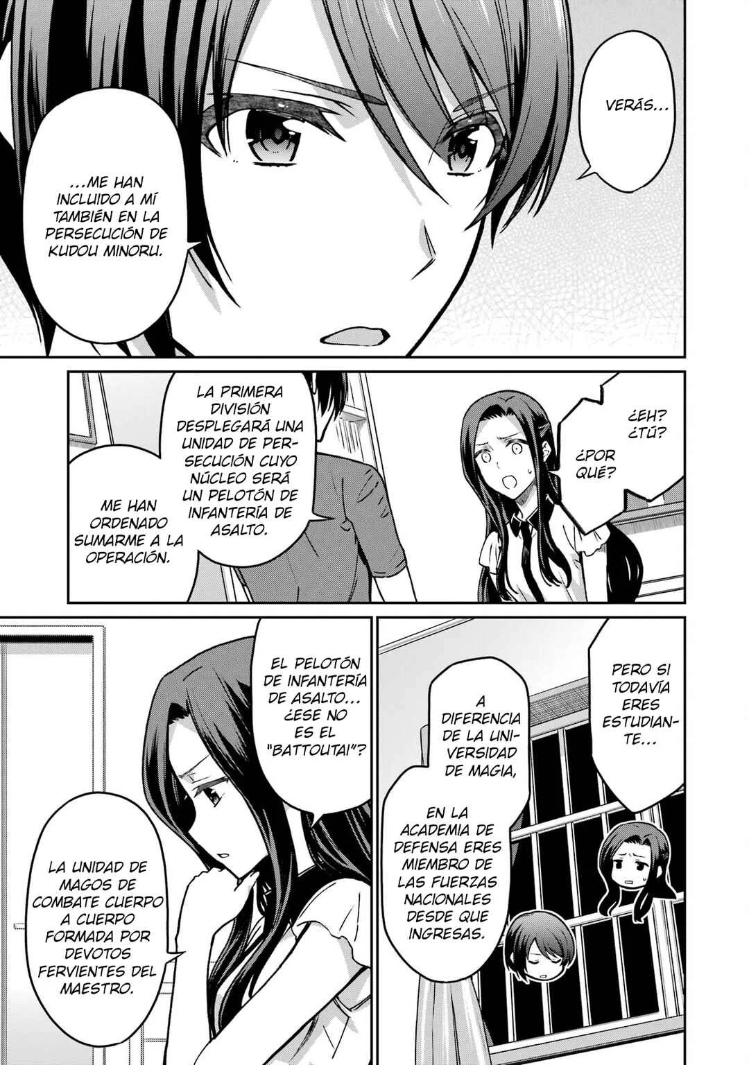 Mahouka Koukou no Rettousei: Kyuuten-hen Capítulo 4: El susurro del demonio - Page 7