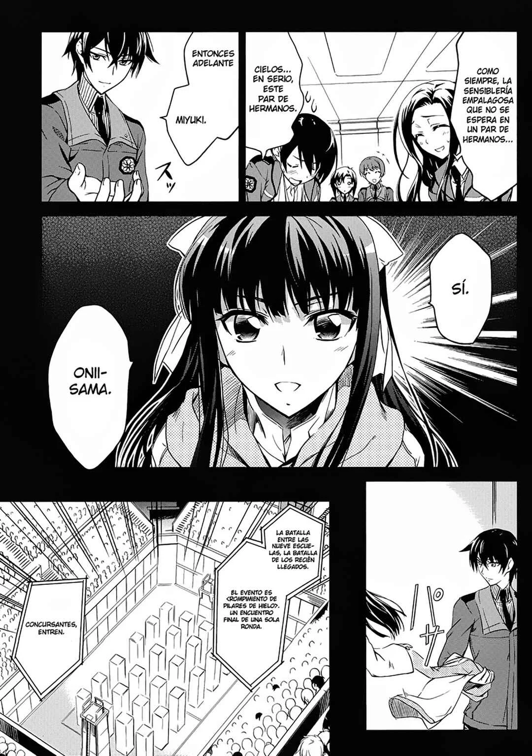 Mahouka Koukou no Rettousei - Nyuugaku-hen Capítulo 1: Inteligente hermana menor, tonto hermano mayor - Page 7