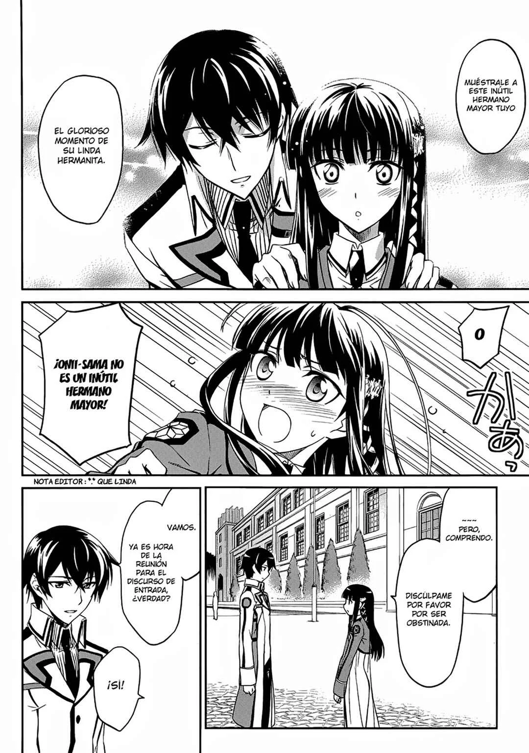 Mahouka Koukou no Rettousei - Nyuugaku-hen Capítulo 1: Inteligente hermana menor, tonto hermano mayor - Page 24