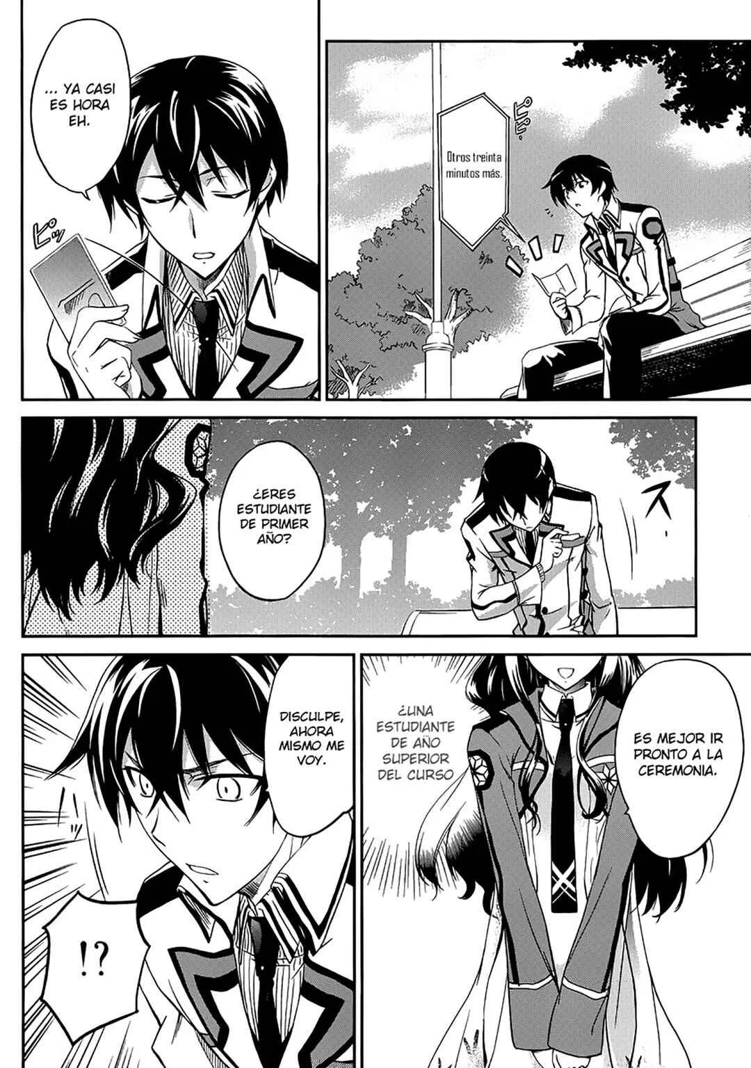 Mahouka Koukou no Rettousei - Nyuugaku-hen Capítulo 1: Inteligente hermana menor, tonto hermano mayor - Page 31