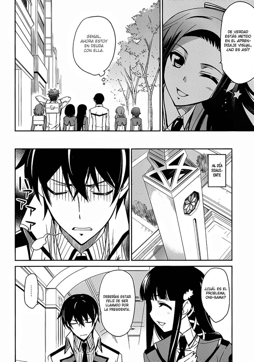 Mahouka Koukou no Rettousei - Nyuugaku-hen Capítulo 4: Invitación - Page 28