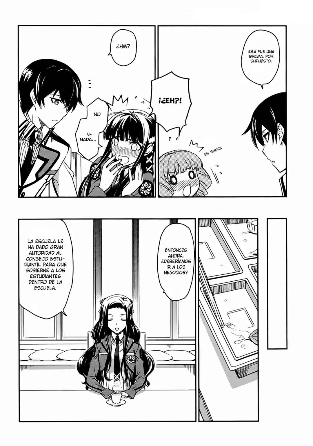 Mahouka Koukou no Rettousei - Nyuugaku-hen Capítulo 5: Nominación y nombramiento - Page 8