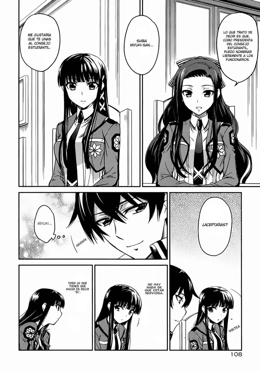 Mahouka Koukou no Rettousei - Nyuugaku-hen Capítulo 5: Nominación y nombramiento - Page 10