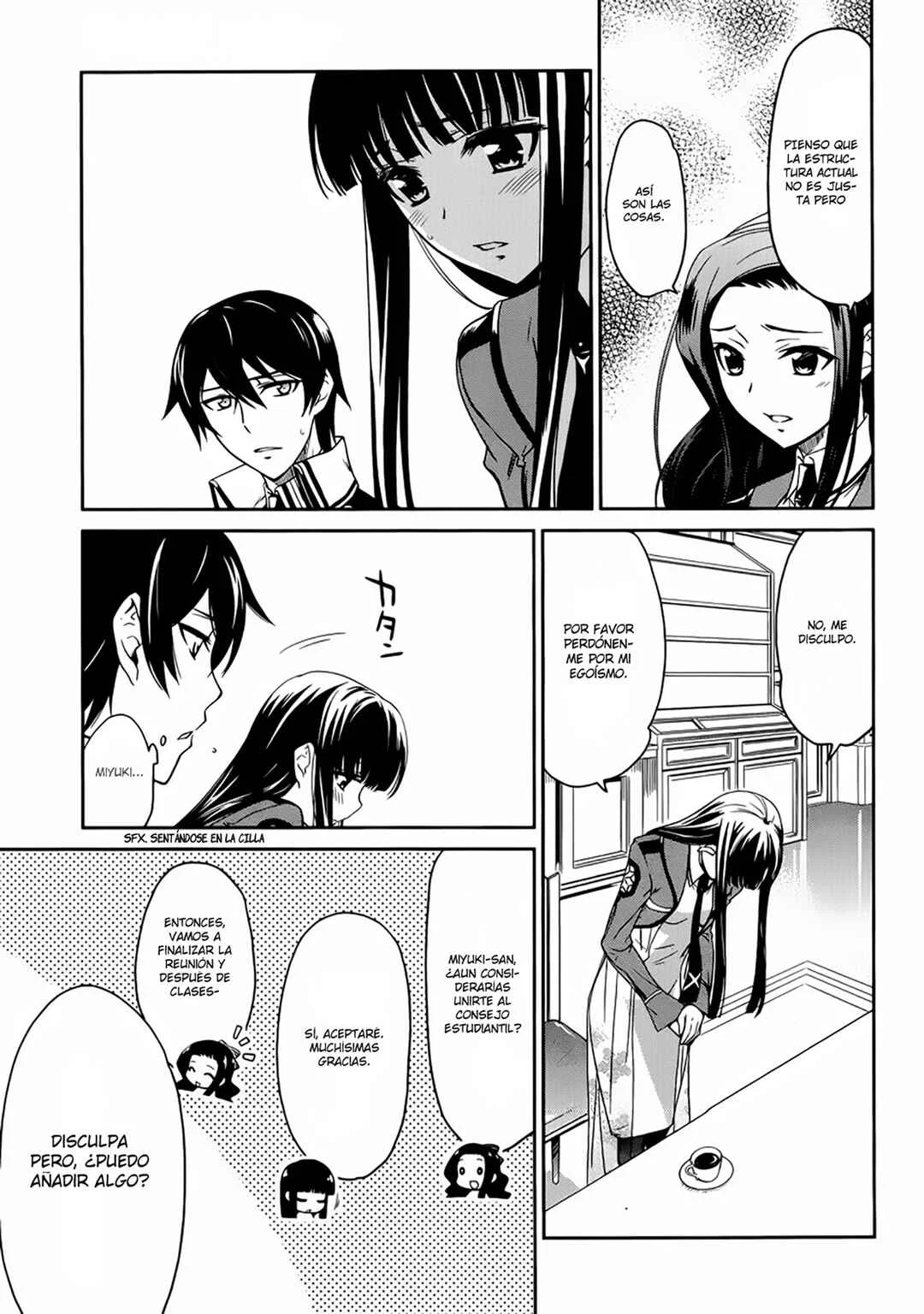 Mahouka Koukou no Rettousei - Nyuugaku-hen Capítulo 5: Nominación y nombramiento - Page 15