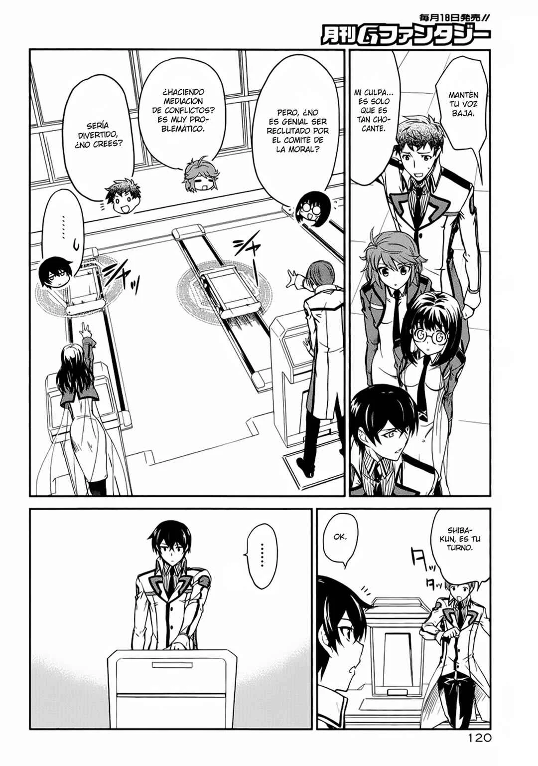 Mahouka Koukou no Rettousei - Nyuugaku-hen Capítulo 5: Nominación y nombramiento - Page 22