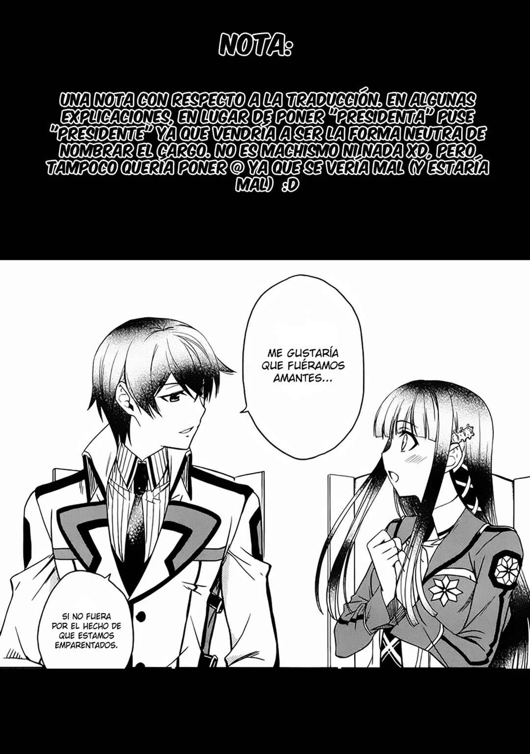 Mahouka Koukou no Rettousei - Nyuugaku-hen Capítulo 5: Nominación y nombramiento - Page 27