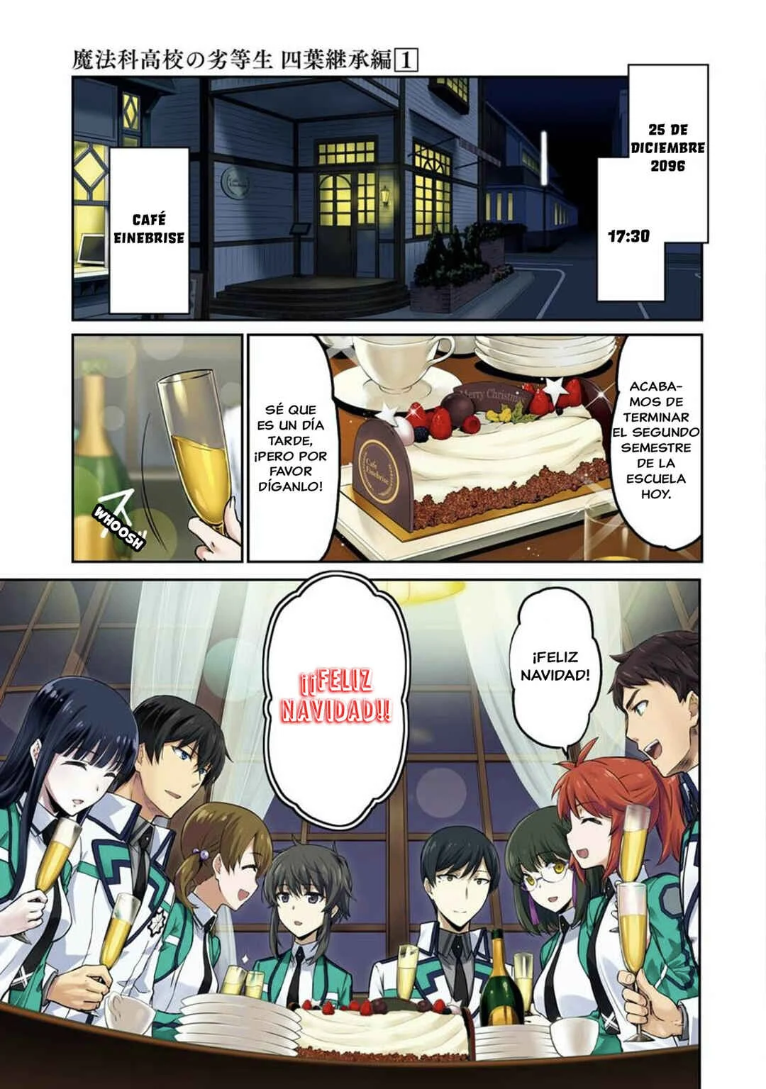 Mahouka Koukou no Rettousei - Yotsuba Keishou-hen Capítulo 1: La Reunión de Año Nuevo - Page 6
