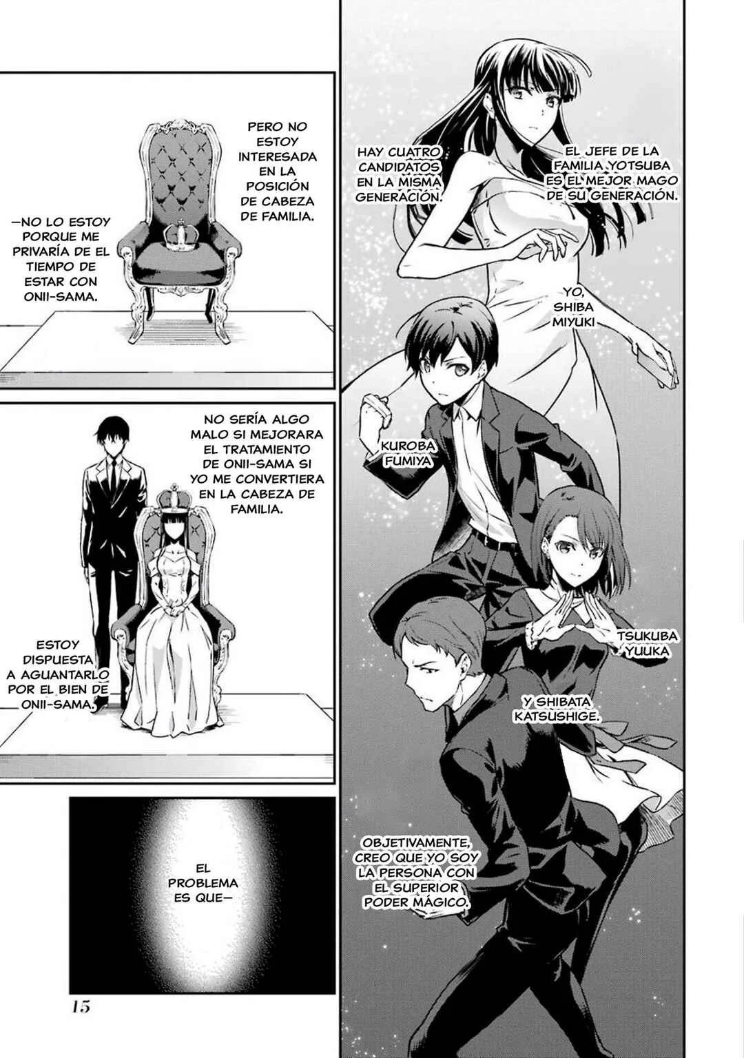 Mahouka Koukou no Rettousei - Yotsuba Keishou-hen Capítulo 1: La Reunión de Año Nuevo - Page 17