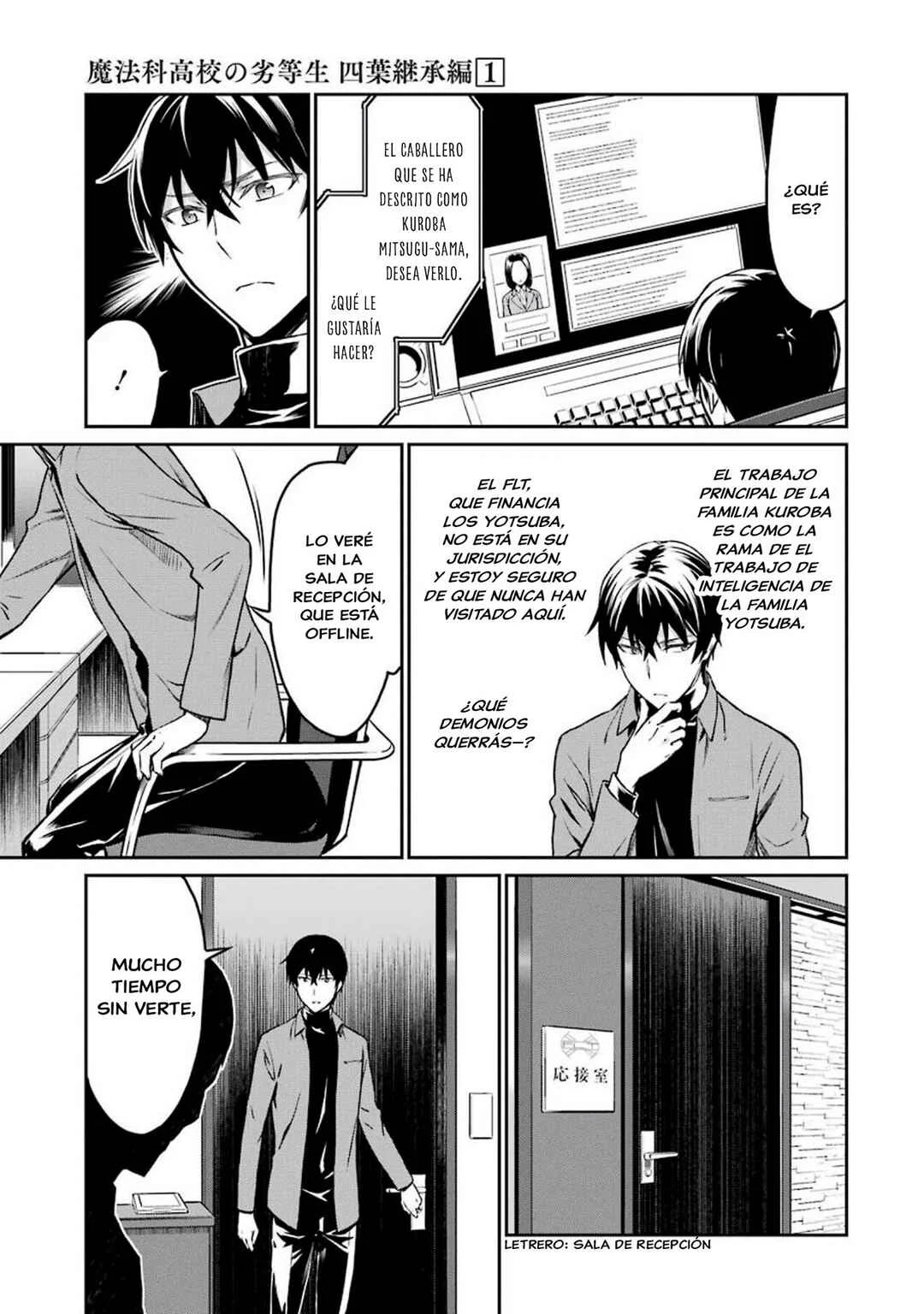 Mahouka Koukou no Rettousei - Yotsuba Keishou-hen Capítulo 2: Sus Respectivas Tramas - Page 5