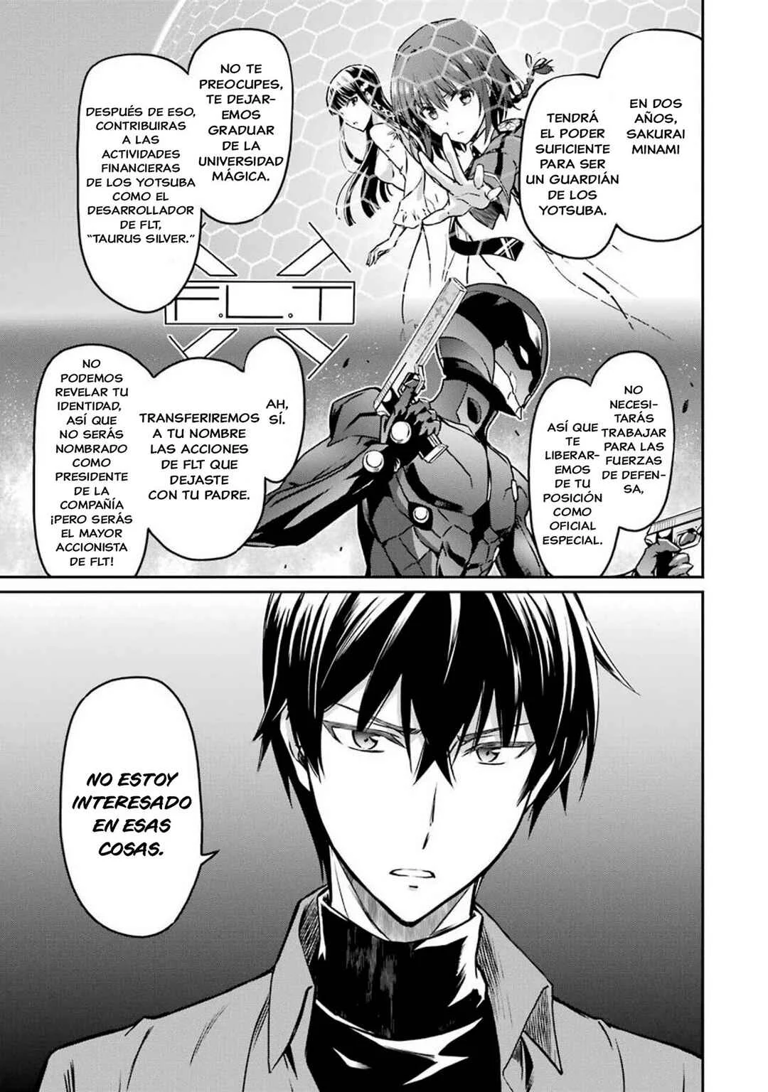 Mahouka Koukou no Rettousei - Yotsuba Keishou-hen Capítulo 2: Sus Respectivas Tramas - Page 11