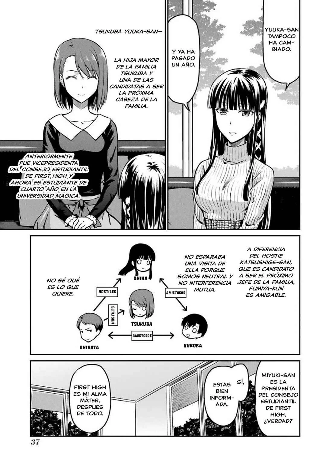 Mahouka Koukou no Rettousei - Yotsuba Keishou-hen Capítulo 2: Sus Respectivas Tramas - Page 15