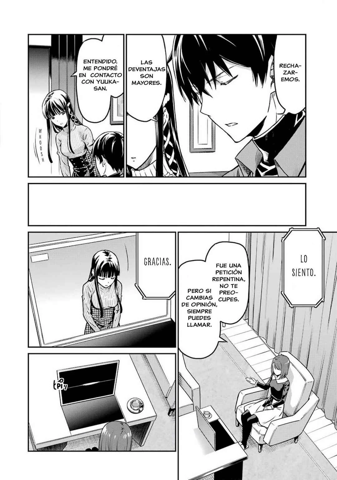 Mahouka Koukou no Rettousei - Yotsuba Keishou-hen Capítulo 3: Conspiración - Page 4
