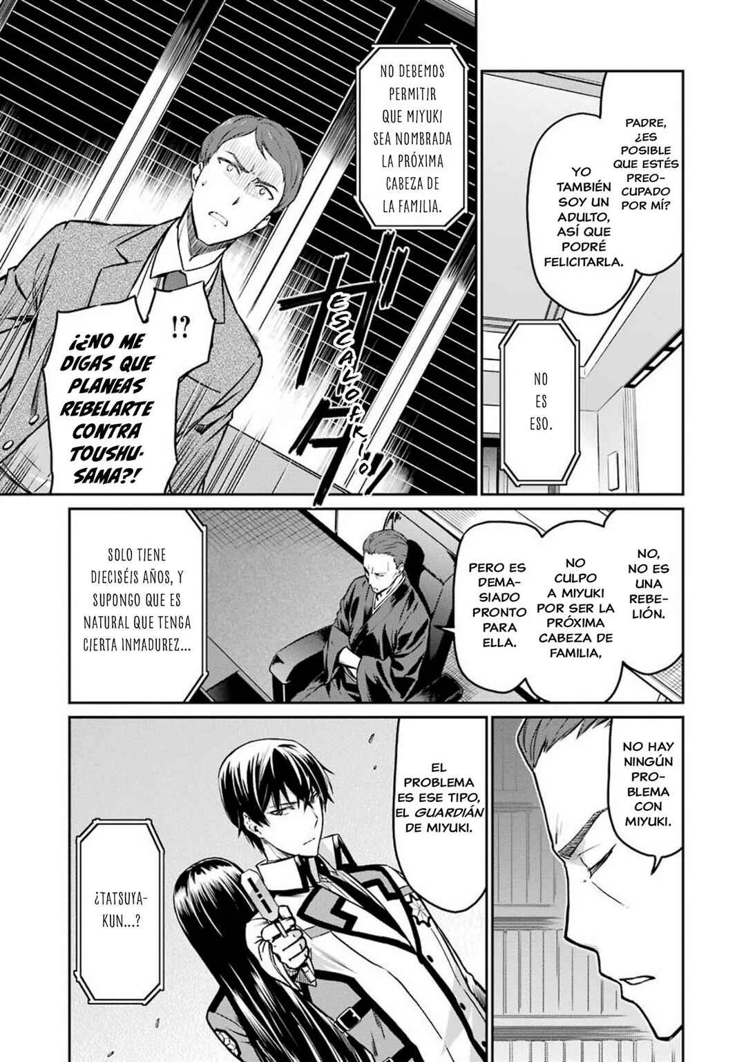 Mahouka Koukou no Rettousei - Yotsuba Keishou-hen Capítulo 3: Conspiración - Page 9