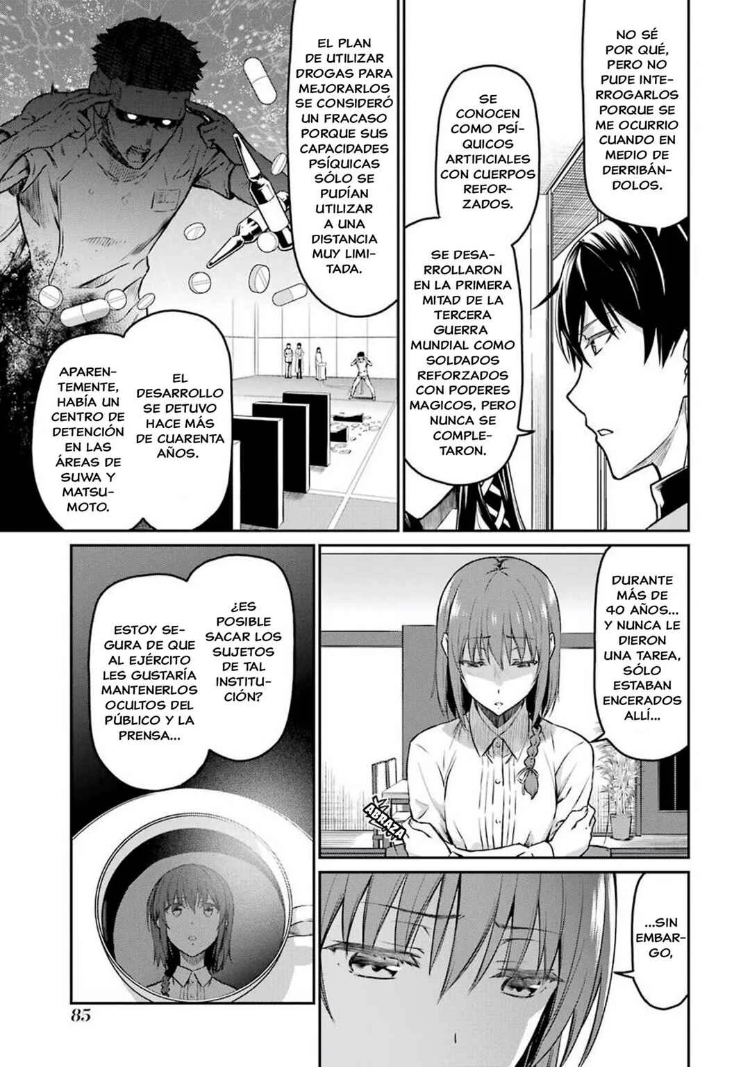 Mahouka Koukou no Rettousei - Yotsuba Keishou-hen Capítulo 5: Inducidos a Quedarse (2) - Page 3