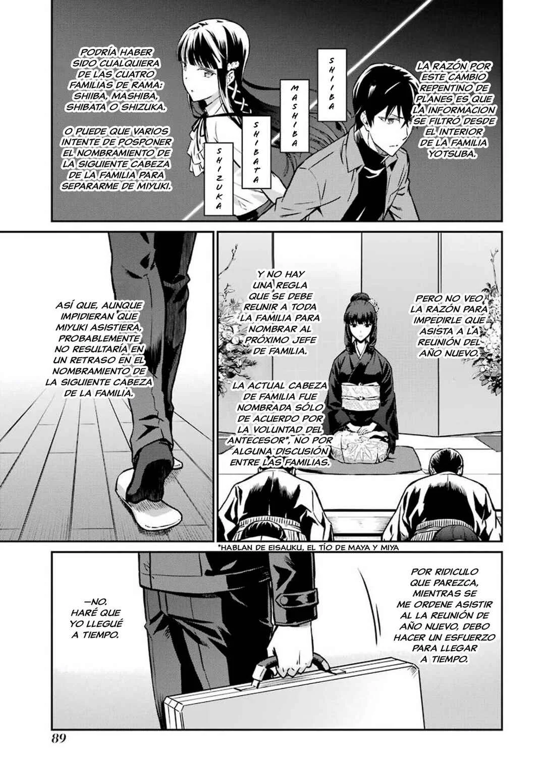 Mahouka Koukou no Rettousei - Yotsuba Keishou-hen Capítulo 5: Inducidos a Quedarse (2) - Page 7