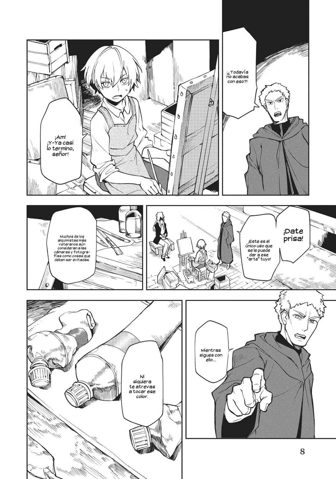 Mahoutsukai no Yome Shihen.108 - Majutsushi no Ao Capítulo 1 - Page 9
