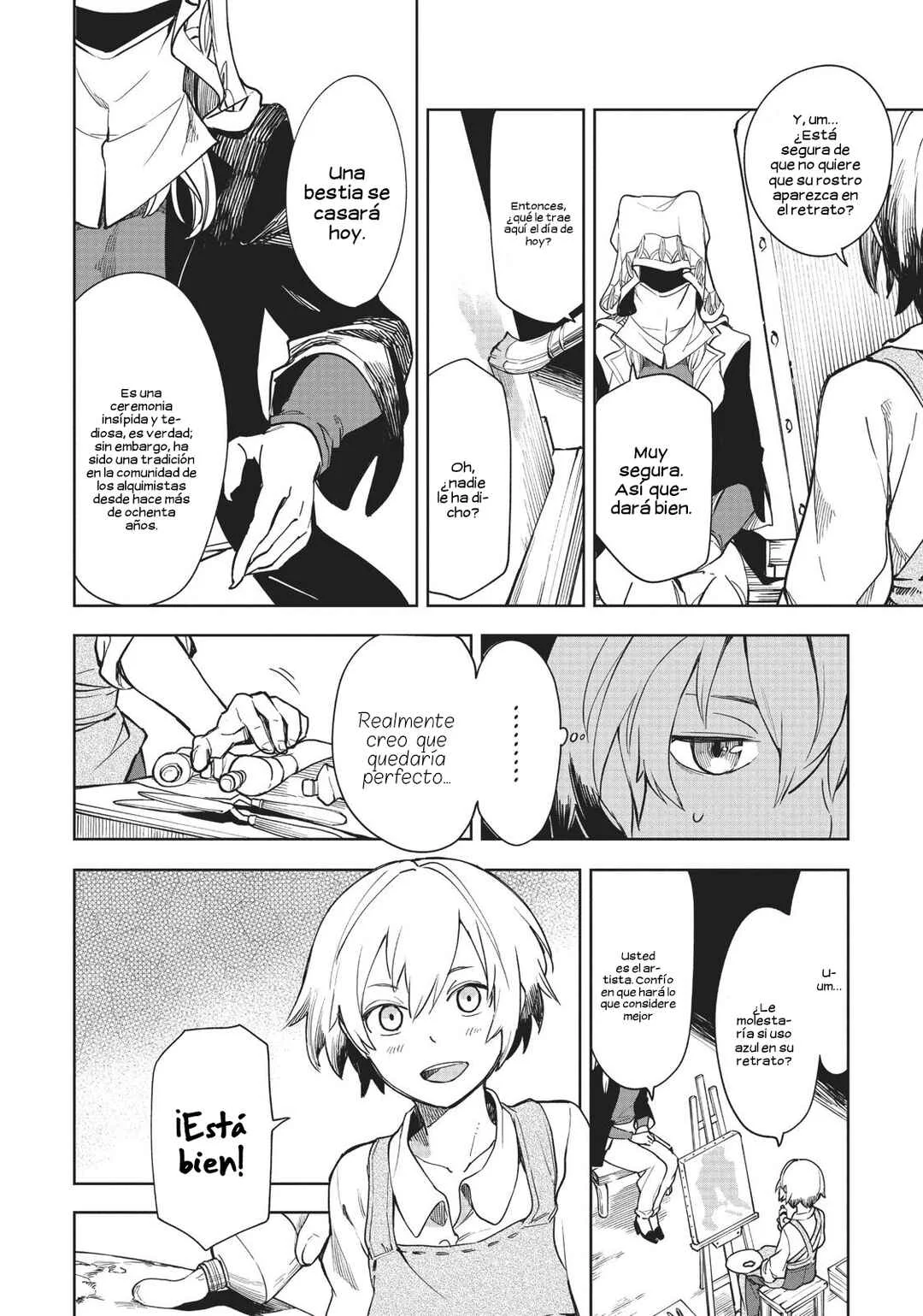Mahoutsukai no Yome Shihen.108 - Majutsushi no Ao Capítulo 1 - Page 12