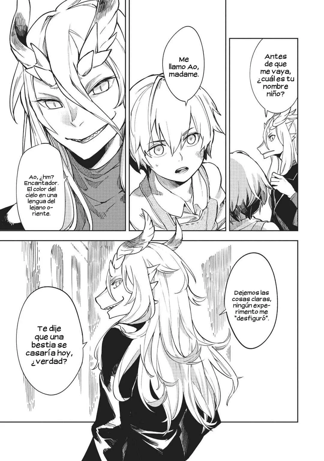 Mahoutsukai no Yome Shihen.108 - Majutsushi no Ao Capítulo 1 - Page 17