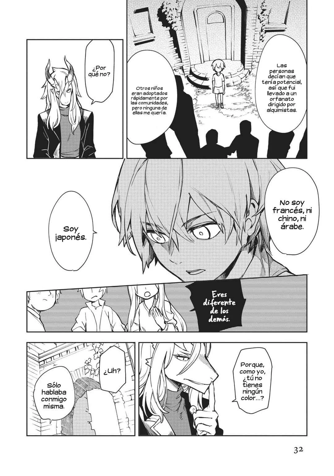 Mahoutsukai no Yome Shihen.108 - Majutsushi no Ao Capítulo 1 - Page 32