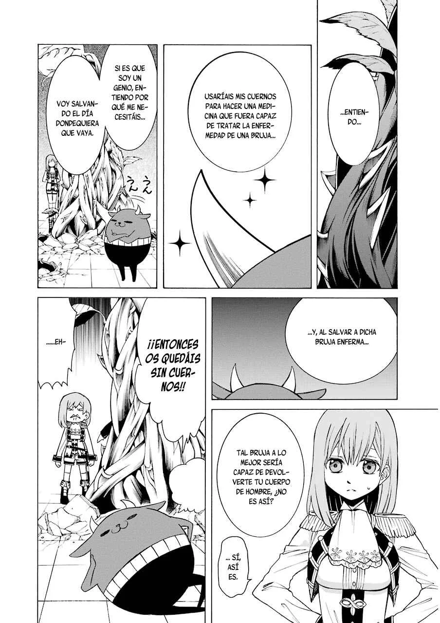 Majo no Geboku to Maou no Tsuno Capítulo 3: El sirviente de la bruja y la rosa de hierro - Page 17