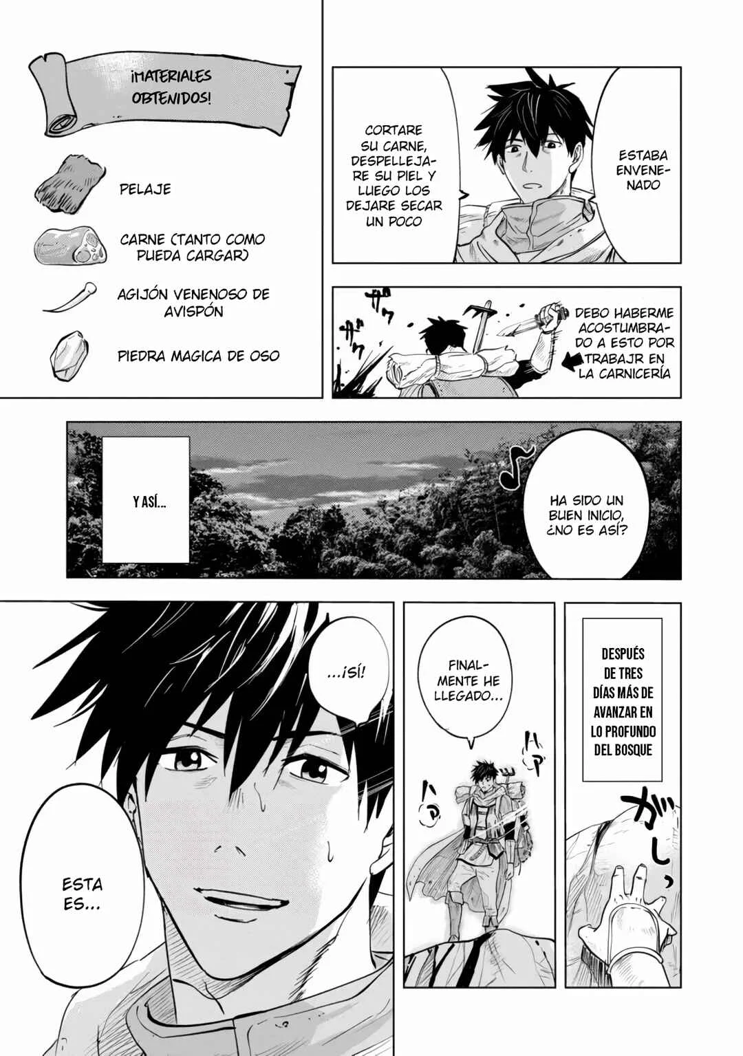 Makyou Seikatsu: Gakeppuchi Boukensha ga Hikikomoru ni wa Hirosugiru Capítulo 1 - Page 15