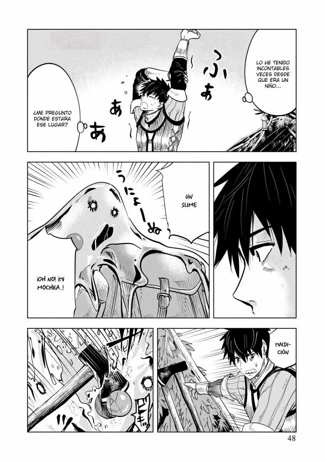 Makyou Seikatsu: Gakeppuchi Boukensha ga Hikikomoru ni wa Hirosugiru Capítulo 3 - Page 3