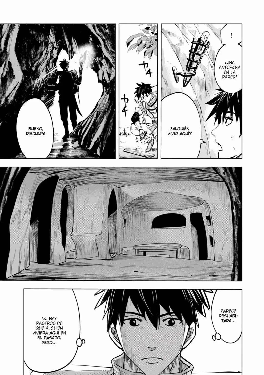 Makyou Seikatsu: Gakeppuchi Boukensha ga Hikikomoru ni wa Hirosugiru Capítulo 4 - Page 9