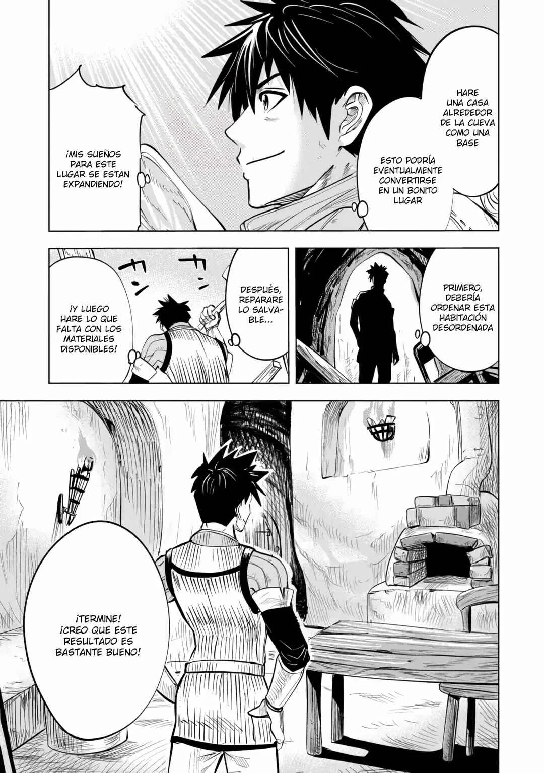 Makyou Seikatsu: Gakeppuchi Boukensha ga Hikikomoru ni wa Hirosugiru Capítulo 4 - Page 17