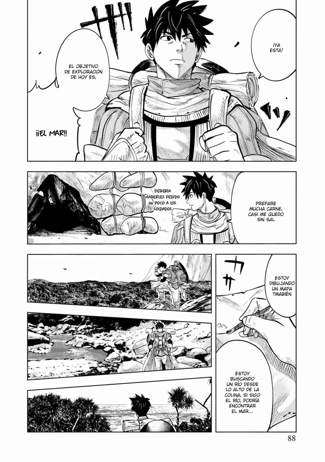 Makyou Seikatsu: Gakeppuchi Boukensha ga Hikikomoru ni wa Hirosugiru Capítulo 5 - Page 12