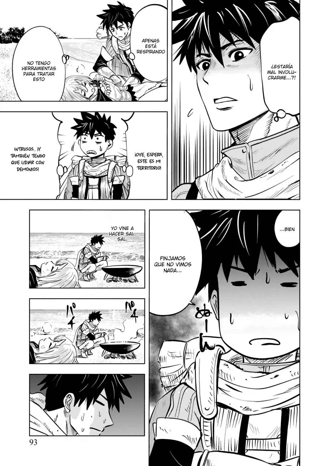 Makyou Seikatsu: Gakeppuchi Boukensha ga Hikikomoru ni wa Hirosugiru Capítulo 6 - Page 1