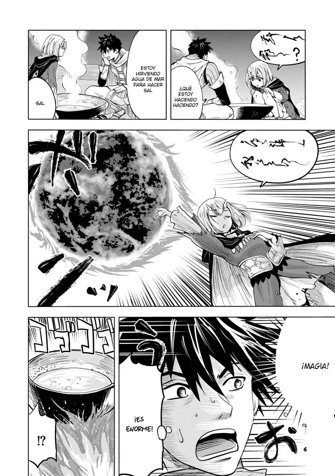 Makyou Seikatsu: Gakeppuchi Boukensha ga Hikikomoru ni wa Hirosugiru Capítulo 6 - Page 8