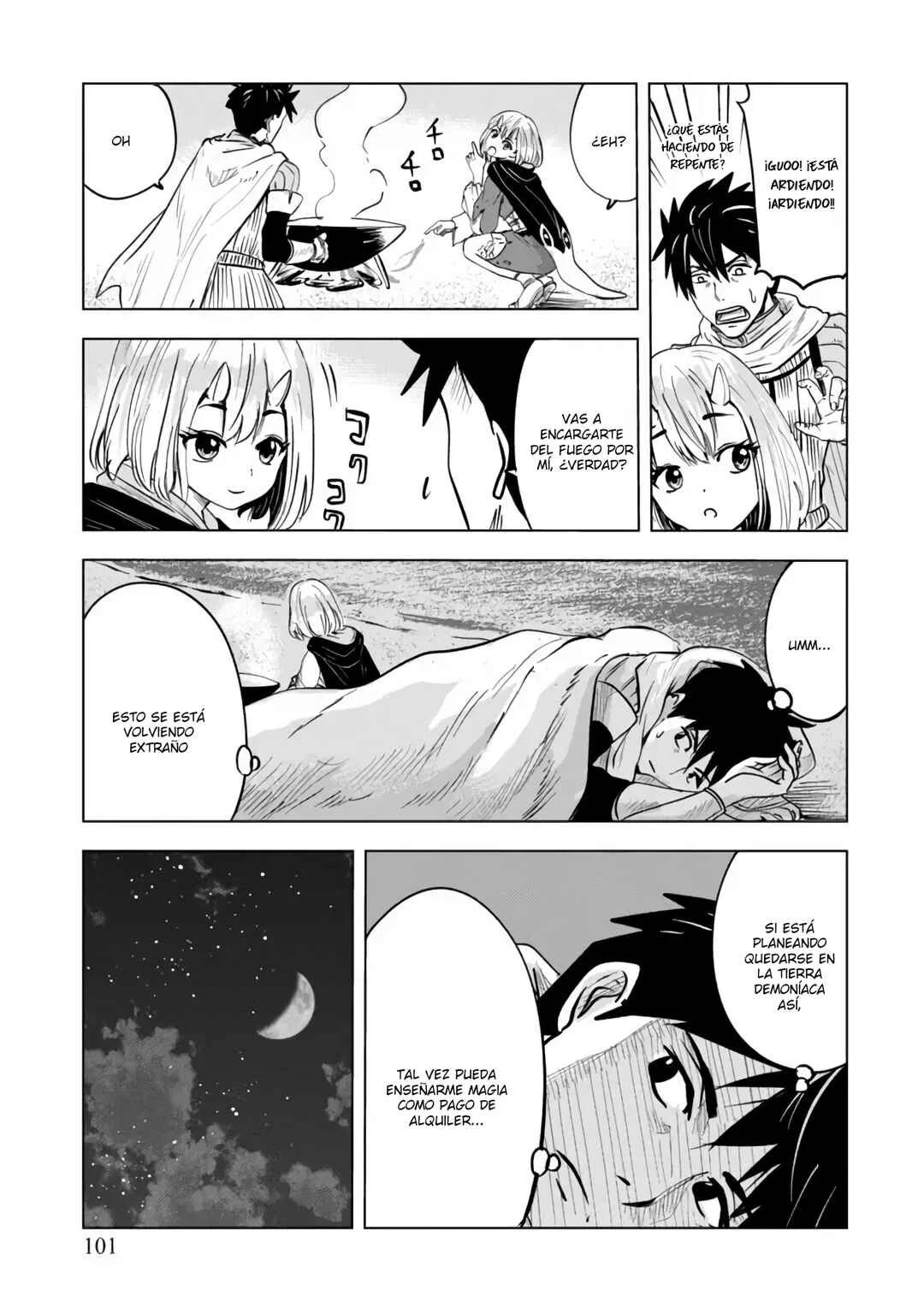 Makyou Seikatsu: Gakeppuchi Boukensha ga Hikikomoru ni wa Hirosugiru Capítulo 6 - Page 9