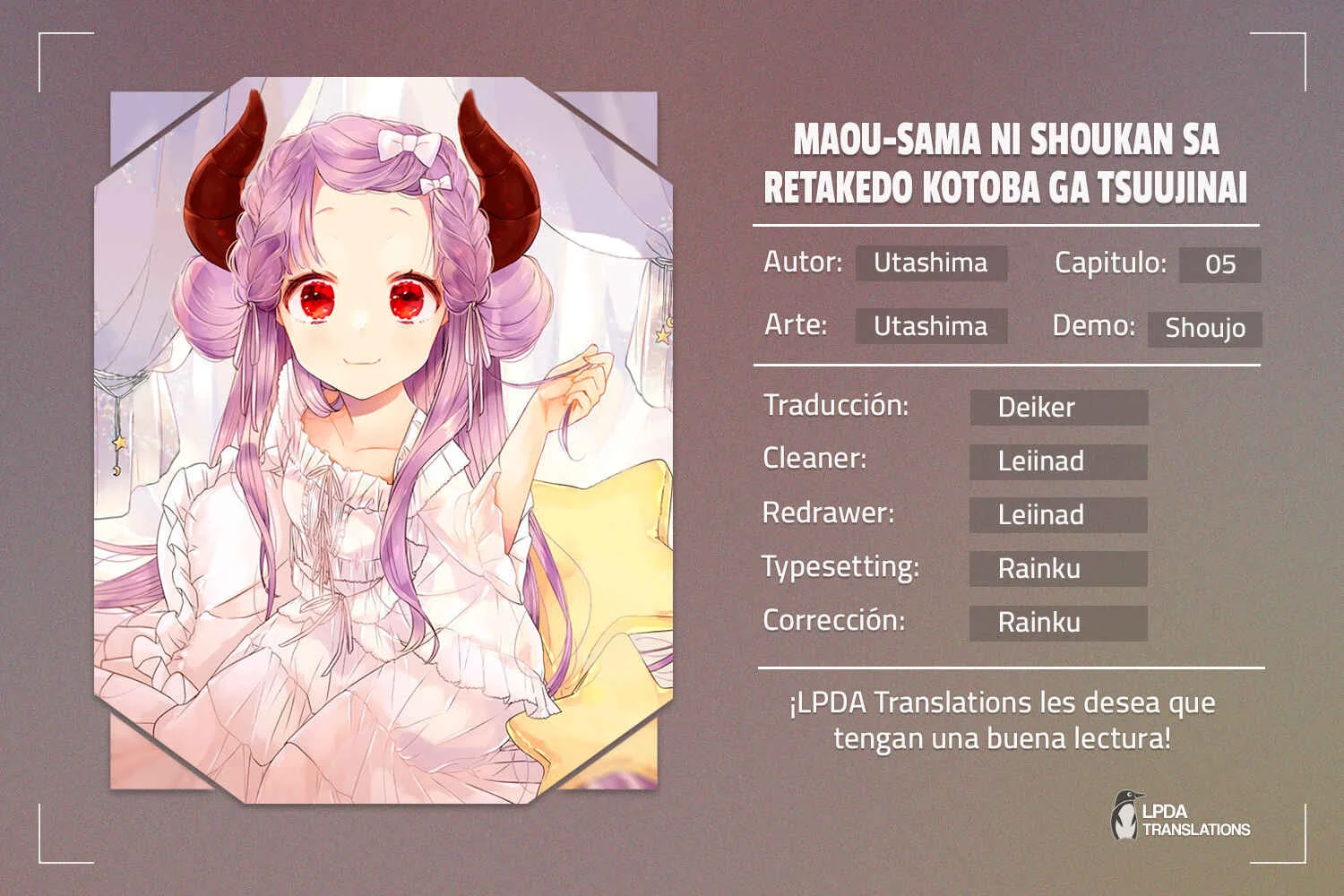 Maousama ni Shoukan Sareta kedo Kotoba ga Tsuujinai Capítulo 5: No es de mi gusto - Page 1