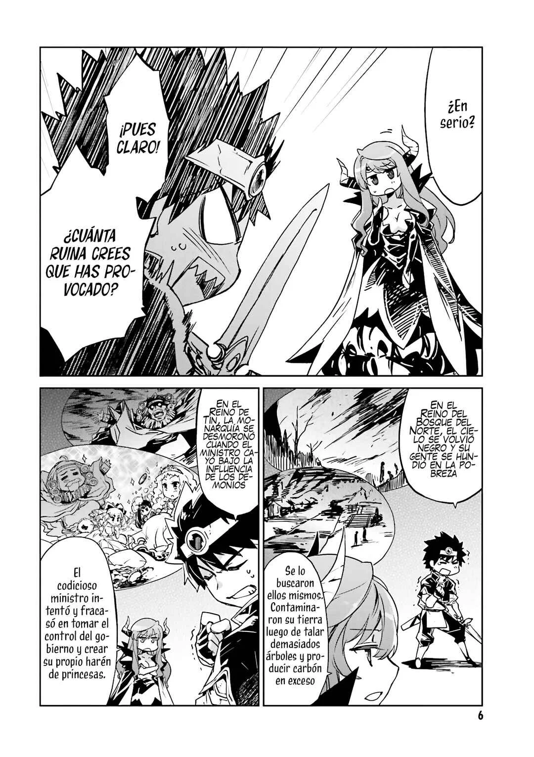 MAOYU : Archenemy and Hero “Become mine, Hero” “I refuse!” Capítulo 1: ¡Se Mio, Héroe! - Page 8