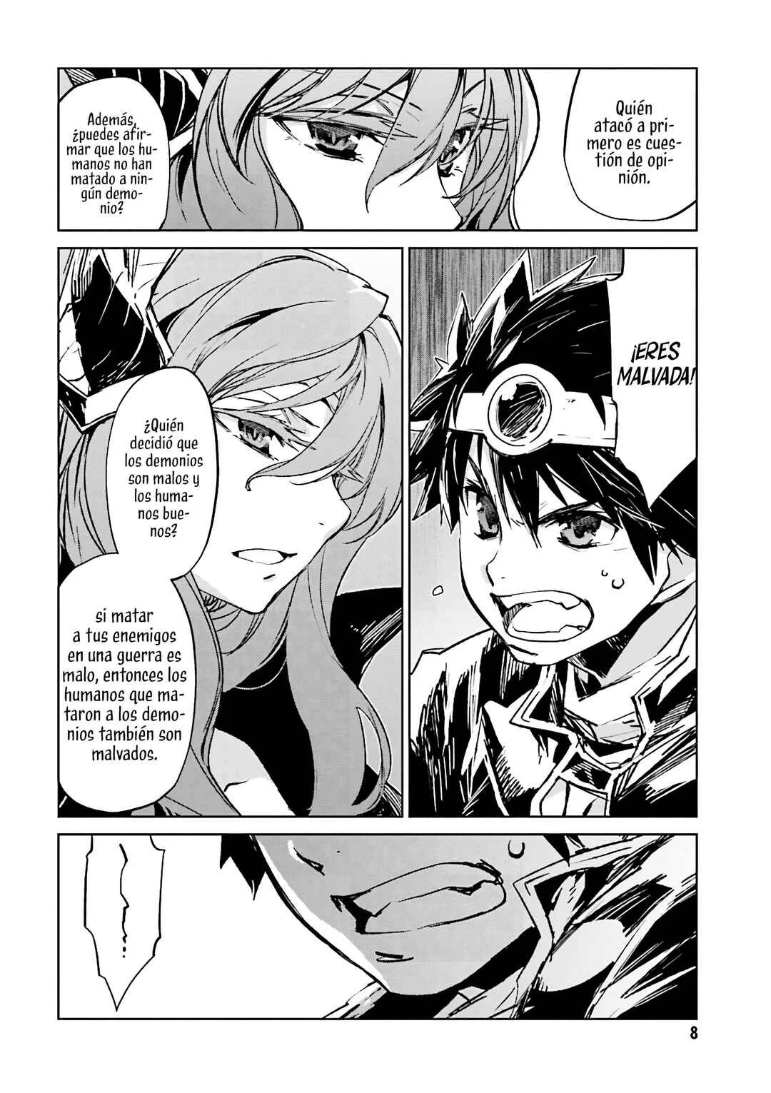 MAOYU : Archenemy and Hero “Become mine, Hero” “I refuse!” Capítulo 1: ¡Se Mio, Héroe! - Page 10